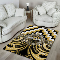Aotearoa Ngati Tama Area Rug Maori Iwi Poutama Puhoro Tattoo LT14 - Polynesian Pride