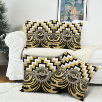 Aotearoa Ngati Tama Pillow Cover Maori Iwi Poutama Puhoro Tattoo LT14 - Polynesian Pride