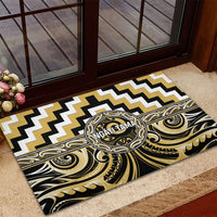Aotearoa Ngati Tama Rubber Doormat Maori Iwi Poutama Puhoro Tattoo LT14 - Polynesian Pride