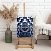 Aotearoa Ngati Ruanui Canvas Wall Art Maori Iwi Poutama Puhoro Tattoo LT14 - Polynesian Pride
