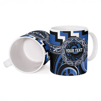 Aotearoa Ngati Ruanui Personalised Ceramic Mug Maori Iwi Poutama Puhoro Tattoo LT14 - Polynesian Pride