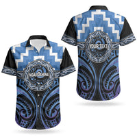 Aotearoa Ngaruahine Personalised Couples Matching Summer Maxi Dress and Hawaiian Shirt Maori Iwi Poutama Puhoro Tattoo LT14 - Polynesian Pride