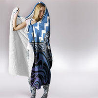 Aotearoa Ngaruahine Hooded Blanket Maori Iwi Poutama Puhoro Tattoo LT14 - Polynesian Pride