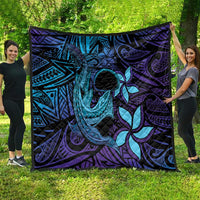 Nukuoro Atoll Quilt Polynesian Shark Tattoo Purple Gradient Vibes