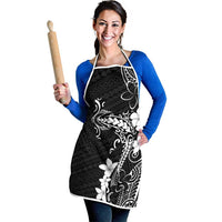 Black Hawaii Apron Hammerhead Shark Tattoo Curve Polynesian - Polynesian Pride