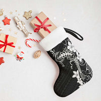 Black Hawaii Christmas Stocking Hammerhead Shark Tattoo Curve Polynesian - Polynesian Pride