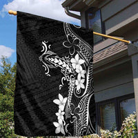 Black Hawaii Garden Flag Hammerhead Shark Tattoo Curve Polynesian LT14 - Polynesian Pride
