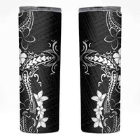 Black Hawaii Skinny Tumbler Hammerhead Shark Tattoo Curve Polynesian - Polynesian Pride