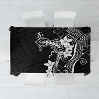 Black Hawaii Tablecloth Hammerhead Shark Tattoo Curve Polynesian - Polynesian Pride