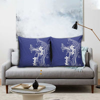 Blue Hawaii Pillow Cover Hammerhead Shark Tattoo Curve Polynesian LT14 - Polynesian Pride