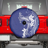Blue Hawaii Spare Tire Cover Hammerhead Shark Tattoo Curve Polynesian - Polynesian Pride