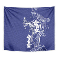Blue Hawaii Tapestry Hammerhead Shark Tattoo Curve Polynesian LT14 - Polynesian Pride