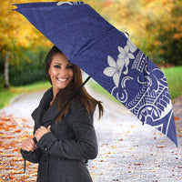 Blue Hawaii Umbrella Hammerhead Shark Tattoo Curve Polynesian - Polynesian Pride