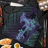 Purple Paradise Hawaii Apron Hammerhead Shark Tattoo Curve Polynesian - Polynesian Pride