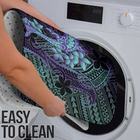 Purple Paradise Hawaii Bathroom Set Hammerhead Shark Tattoo Curve Polynesian - Polynesian Pride