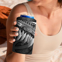 Poutama Korowai New Zealand 4 in 1 Can Cooler Tumbler Aotearoa Maori Tattoo - Polynesian Pride