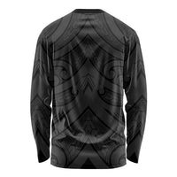 Poutama Korowai New Zealand Long Sleeve Shirt Aotearoa Maori Tattoo - Polynesian Pride