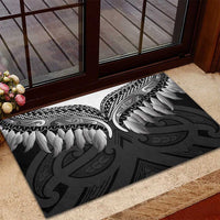 Poutama Korowai New Zealand Rubber Doormat Aotearoa Maori Tattoo - Polynesian Pride