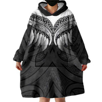 Poutama Korowai New Zealand Wearable Blanket Hoodie Aotearoa Maori Tattoo - Polynesian Pride