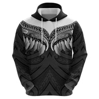 Poutama Korowai New Zealand Zip Hoodie Aotearoa Maori Tattoo - Polynesian Pride