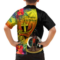 vanuatu-tafea-day-kid-hawaiian-shirt-coat-of-arms-mix-tropical-flowers