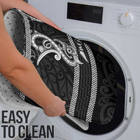 Kia Ora New Zealand Bathroom Set Maori Language Week Pango Taniko Motif - Polynesian Pride