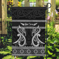 Kia Ora New Zealand Garden Flag Maori Language Week Pango Taniko Motif - Polynesian Pride