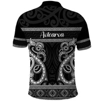 Kia Ora New Zealand Polo Shirt Maori Language Week Pango Taniko Motif - Polynesian Pride