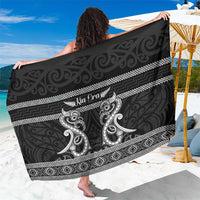 Kia Ora New Zealand Sarong Maori Language Week Pango Taniko Motif - Polynesian Pride