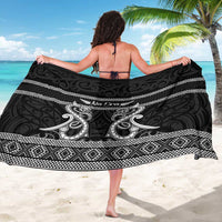 Kia Ora New Zealand Sarong Maori Language Week Pango Taniko Motif - Polynesian Pride