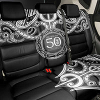 Kia Kaha Te Reo Maori New Zealand Back Car Seat Cover 50th Anniversary Ake Ake Ake - Polynesian Pride