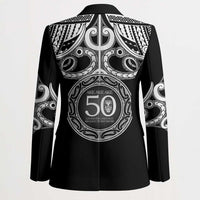 Kia Kaha Te Reo Maori New Zealand Blazer 50th Anniversary Ake Ake Ake - Polynesian Pride