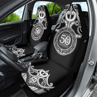 Kia Kaha Te Reo Maori New Zealand Car Seat Cover 50th Anniversary Ake Ake Ake - Polynesian Pride