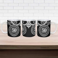 Kia Kaha Te Reo Maori New Zealand Ceramic Mug 50th Anniversary Ake Ake Ake - Polynesian Pride