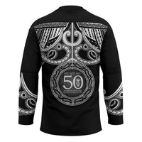Kia Kaha Te Reo Maori New Zealand Hockey Jersey 50th Anniversary Ake Ake Ake - Polynesian Pride