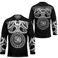 Kia Kaha Te Reo Maori New Zealand Hockey Jersey 50th Anniversary Ake Ake Ake - Polynesian Pride
