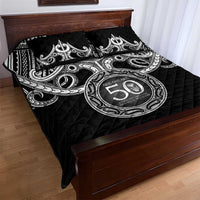 Kia Kaha Te Reo Maori New Zealand Quilt Bed Set 50th Anniversary Ake Ake Ake - Polynesian Pride