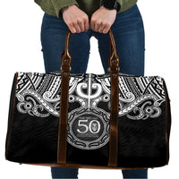 Kia Kaha Te Reo Maori New Zealand Travel Bag 50th Anniversary Ake Ake Ake - Polynesian Pride
