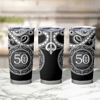 Kia Kaha Te Reo Maori New Zealand Tumbler Cup 50th Anniversary Ake Ake Ake - Polynesian Pride