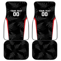 Custom New Zealand Silver Fern Softball Car Mats Go Aotearoa