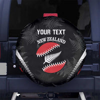 Custom New Zealand Silver Fern Softball Spare Tire Cover Go Aotearoa