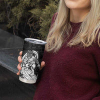 Personalised New Zealand Surfing Tumbler Cup Aotearoa Maori Tiki Haka LT14