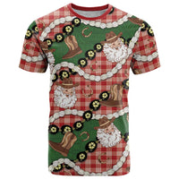 Cowboy Hawaii Mele Kalikimaka T Shirt Paniolo Kukui Nut Pikake Lei Red Version LT14 Red - Polynesian Pride