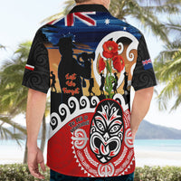 New Zealand Waitangi And ANZAC Day Hawaiian Shirt Aotearoa Maori Tiki With Last Post LT14 - Polynesian Pride