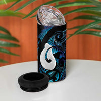 Hei Matau New Zealand Matariki 4 in 1 Can Cooler Tumbler NZ Fish Hook Maori Art
