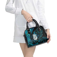 Manaia New Zealand Matariki Shoulder Handbag NZ Paua Shell Maori Art LT14 - Polynesian Pride
