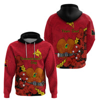 Custom Remembrance Day PNG Hoodie Papua New Guinea We Will Remember Them LT14 - Polynesian Pride