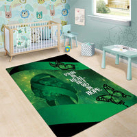 World Mental Health Awareness Month Area Rug Warriors Brave Strong Galaxy Vibes