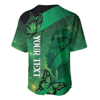 Personalised World Mental Health Awareness Month Baseball Jersey Warriors Brave Strong Galaxy Vibes