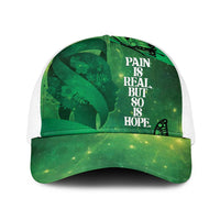 World Mental Health Awareness Month Baseball Net Cap Warriors Brave Strong Galaxy Vibes - Polynesian Pride